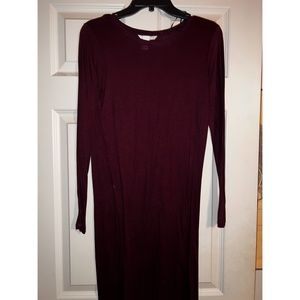 H&M Below the Knee Lightweight Long Sleeved Dress
